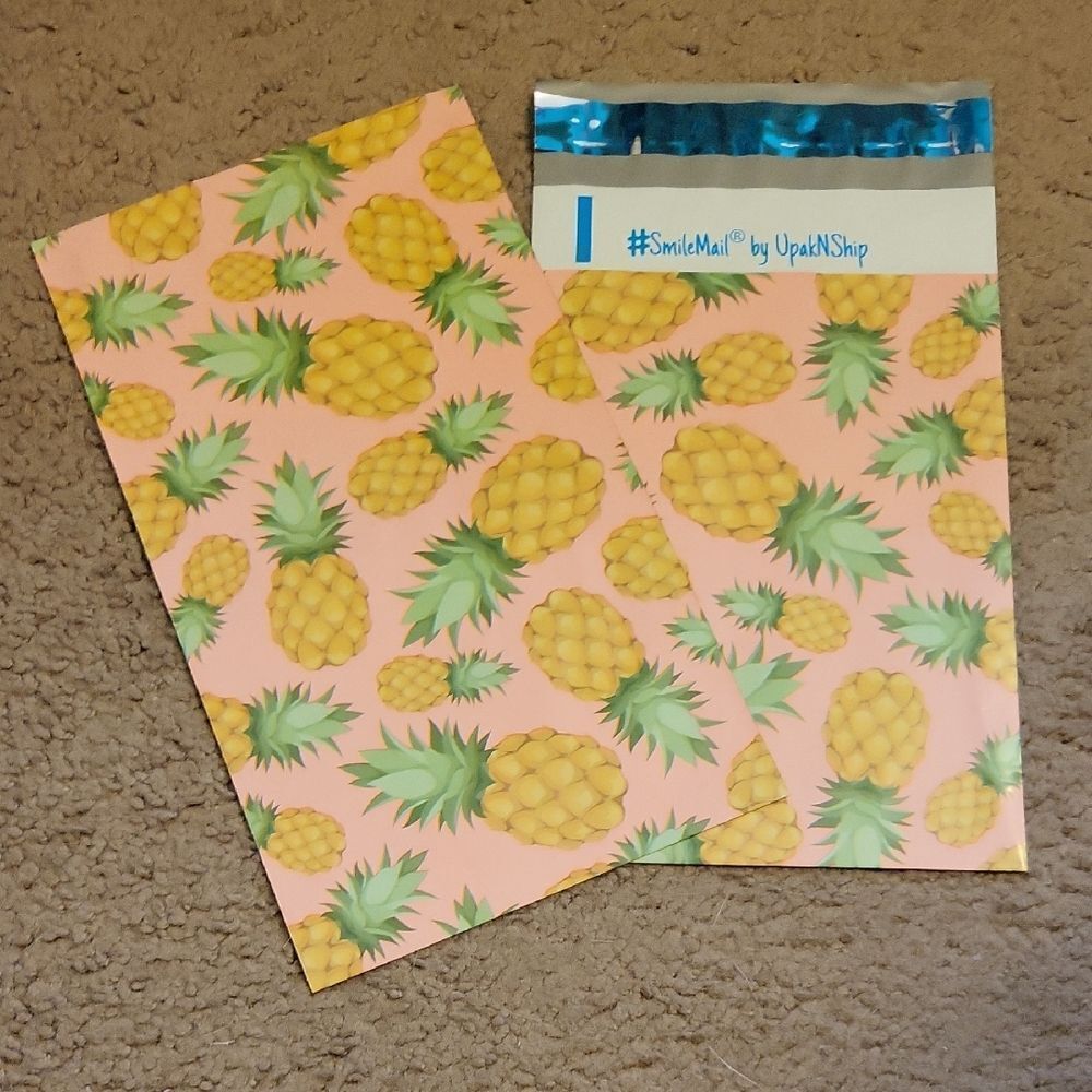 Pineapple Print Poly Mailers